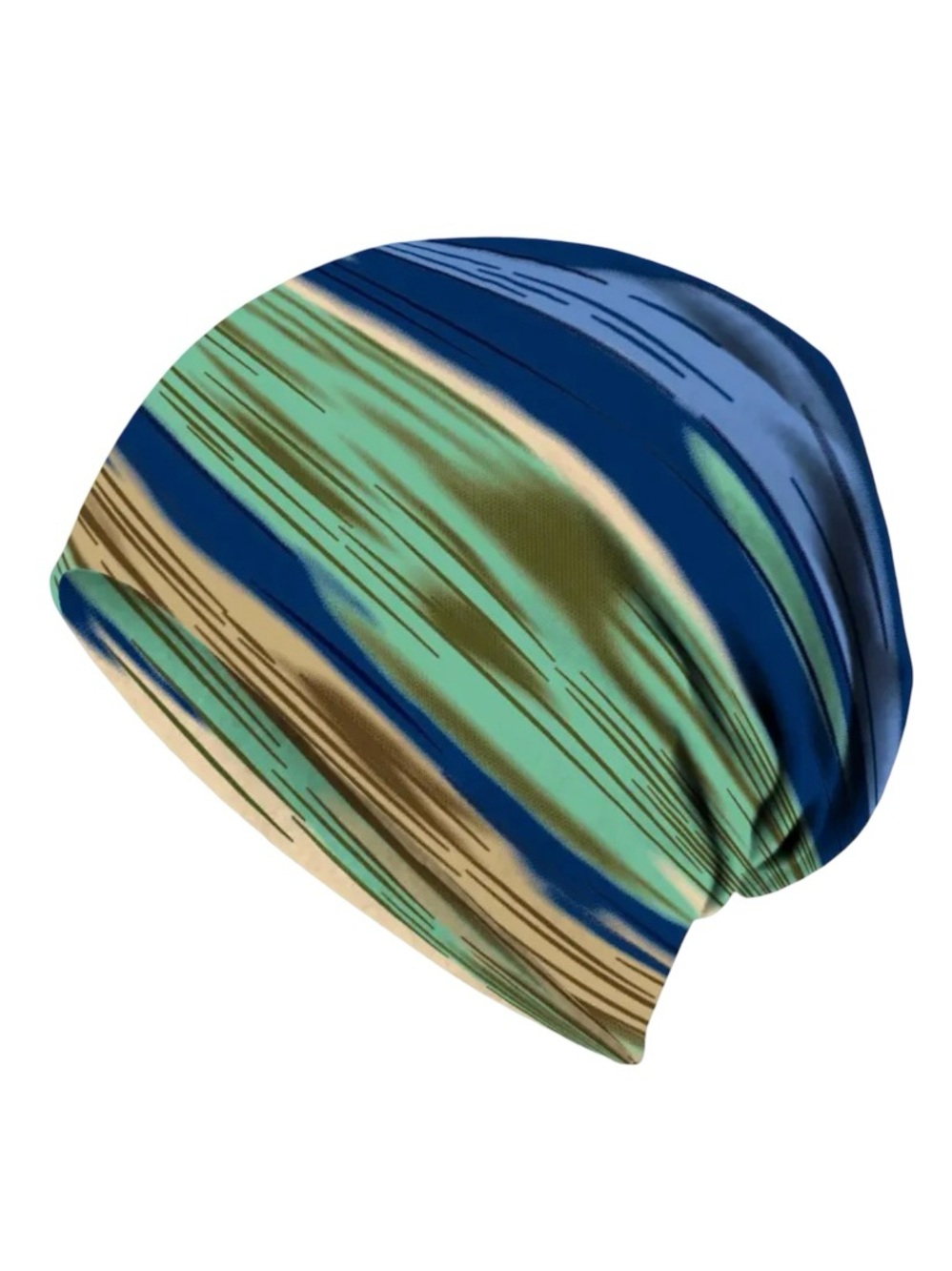 Colorful Slouchy Beanie Open Top Stretch Head Wrap Scarf Multi Use OS